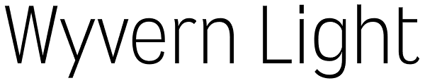 Wyvern Light Font