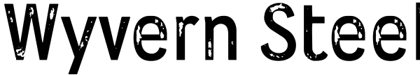 Wyvern Steel Font