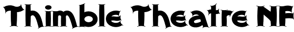 Thimble Theatre NF Font