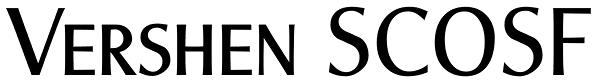 Vershen SCOSF Font