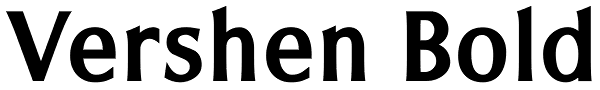 Vershen Bold Font