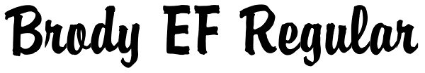 Brody EF Regular Font