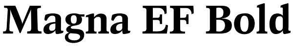 Magna EF Bold Font
