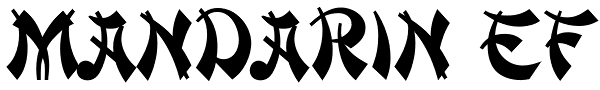 Mandarin EF Font