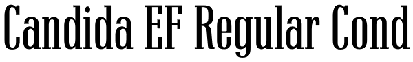 Candida EF Regular Cond Font