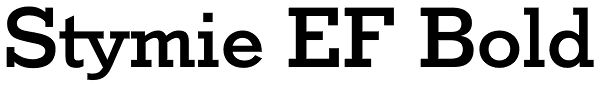 Stymie EF Bold Font