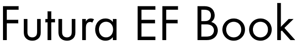 Futura EF Book Font