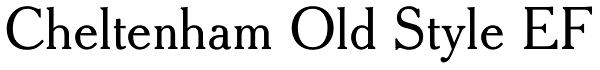 Cheltenham Old Style EF Font