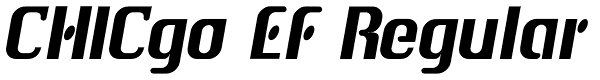 CHICgo EF Regular Font