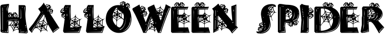 Halloween Spider Font