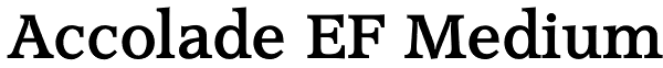 Accolade EF Medium Font