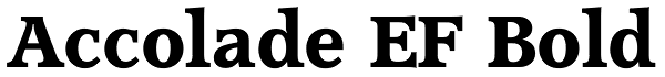 Accolade EF Bold Font