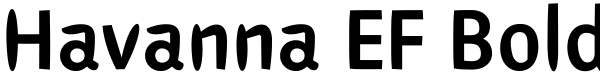 Havanna EF Bold Font