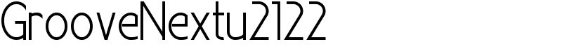 GrooveNextu2122 Font