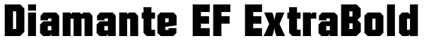 Diamante EF ExtraBold Font