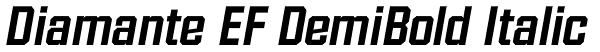 Diamante EF DemiBold Italic Font