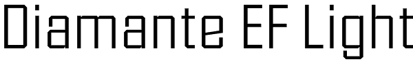 Diamante EF Light Font