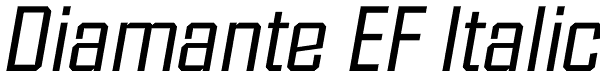 Diamante EF Italic Font