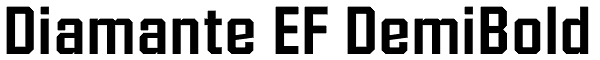 Diamante EF DemiBold Font