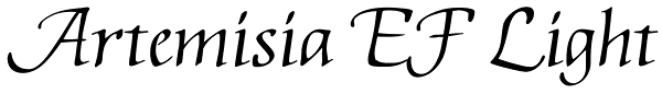 Artemisia EF Light Font