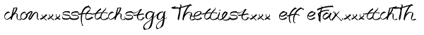 Autograph Script EF Extras Font