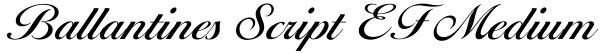 Ballantines Script EF Medium Font