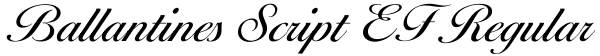 Ballantines Script EF Regular Font