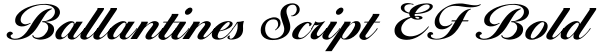 Ballantines Script EF Bold Font