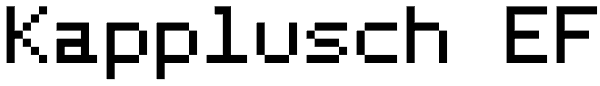 Kapplusch EF Font