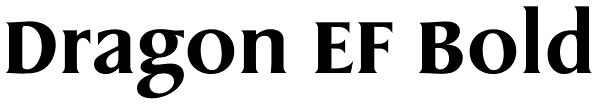 Dragon EF Bold Font