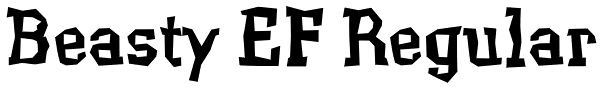 Beasty EF Regular Font