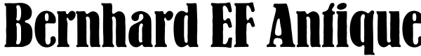 Bernhard EF Antique Font