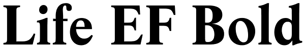 Life EF Bold Font