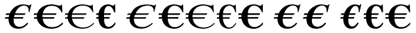 Euro Serif EF One Font