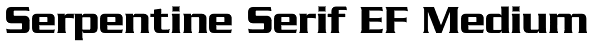 Serpentine Serif EF Medium Font