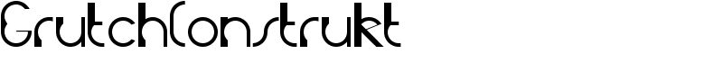 GrutchConstrukt Font