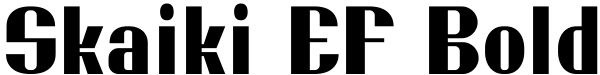 Skaiki EF Bold Font