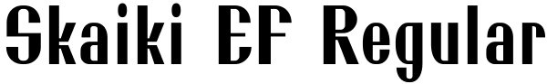 Skaiki EF Regular Font