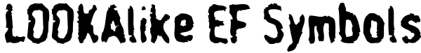 LOOKAlike EF Symbols Font