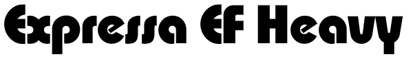 Expressa EF Heavy Font