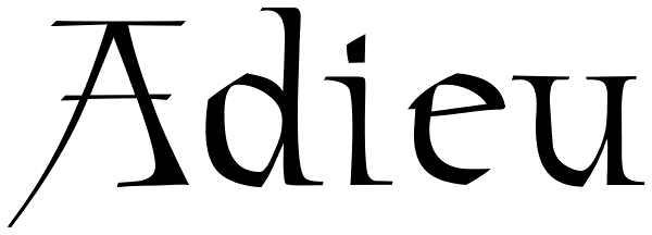 Adieu Font