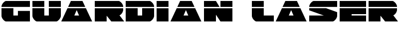 Guardian Laser Font