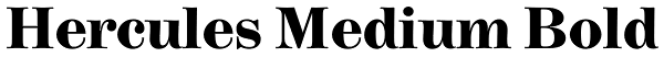 Hercules Medium Bold Font