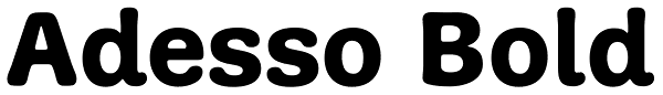 Adesso Bold Font