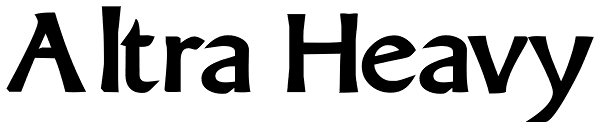 Altra Heavy Font