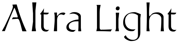 Altra Light Font