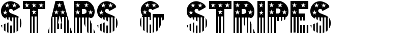 Stars & Stripes Font