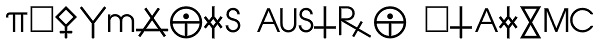 PIXymbols Astro Italic Font