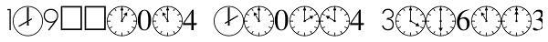 PIXymbols Clocks Regular Font