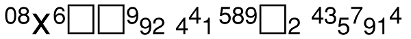 PIXymbols Fractions Regular Font